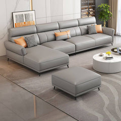 Stylish L-shaped sofa for modern parlors