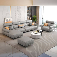 Stylish L-shaped sofa for modern parlors