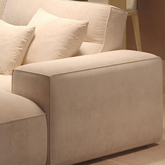 Right hand facing sofa in contemporary space