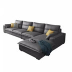 Plush Upholstered Recliner Sofa
