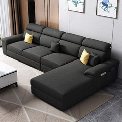 Stylish modern sofa arrangement