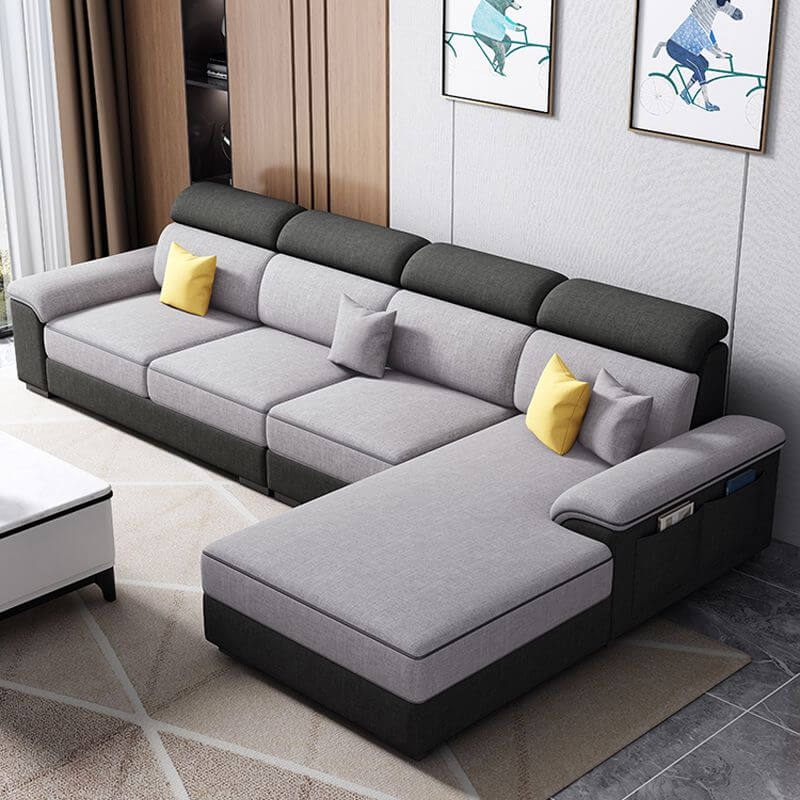 Close-up of concealed support mechanism