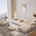 L-Shape Sofa Recliner in Living Room