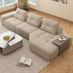 modern L-shape sofa in living room