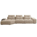 contemporary L-shaped sofa