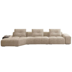 modern L-shape sofa in living room