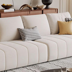 Concealed support feature of L-Shape Sofa