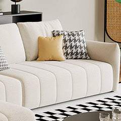 Luxurious cushion details on L-Shape Sofa