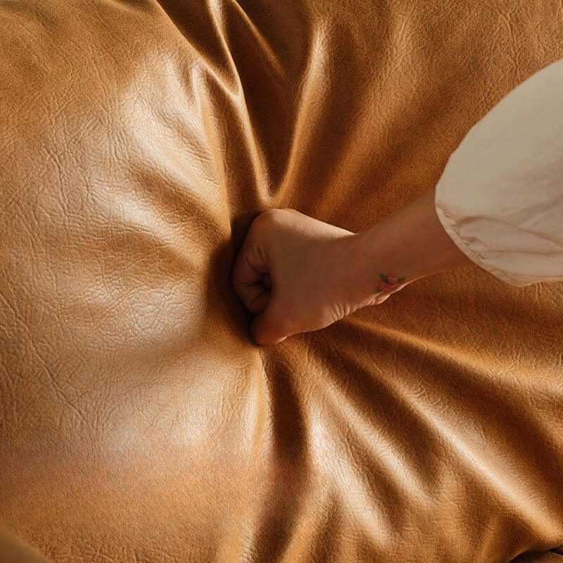 Stylish sofa with elegant button-tufting