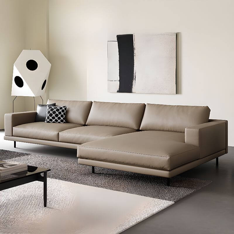 Left-oriented chaise lounge