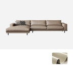 L-Shape sofa with plush cushions