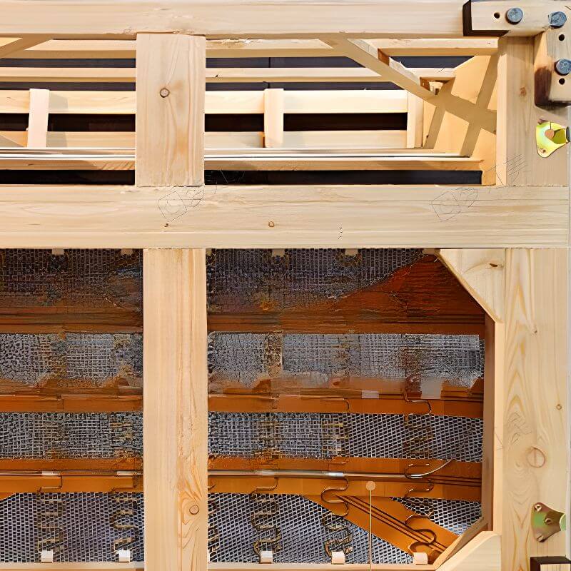 L-Shape Sofa Chaise in Black, Right Hand Facing Orientation with Button-tufted Back Secondary image