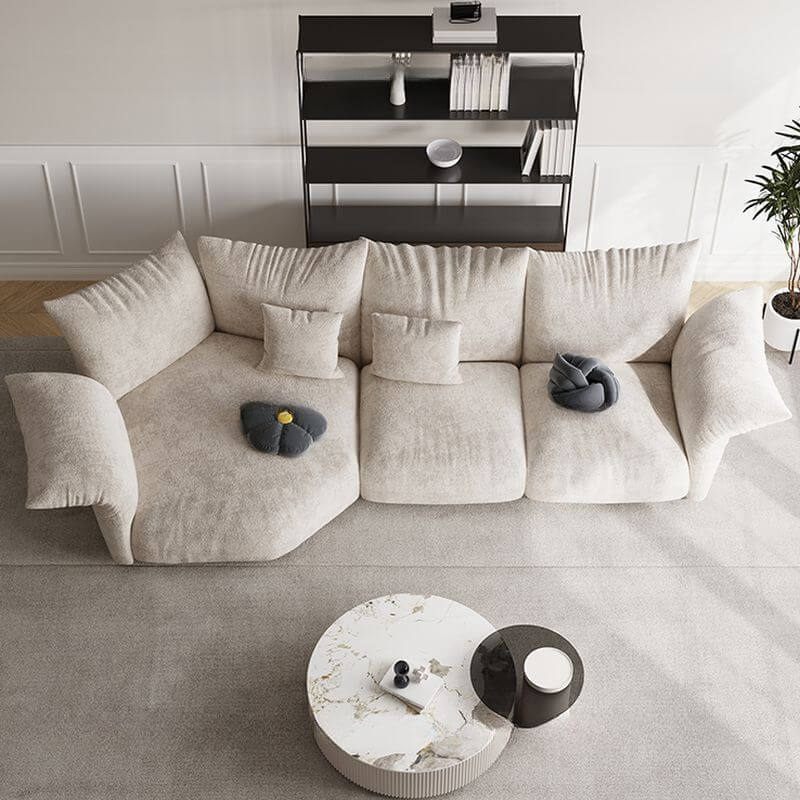 Durable frame of the L-Shape Sofa Chaise