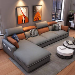 Stylish L-Shape Sofa Decor