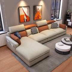 Sofa Chaise with Drinks Tray