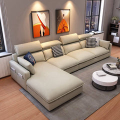 L-Shape Sofa Chaise in Living Room