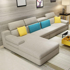 Stylish L-Shape Sofa in contemporary interior