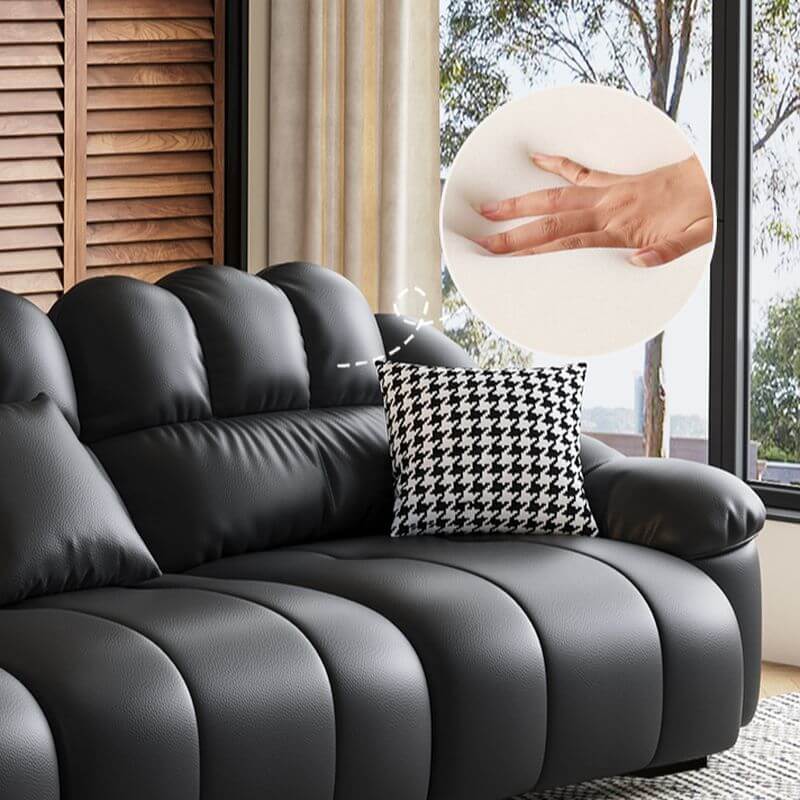 Full View of L-Shape Sofa Chaise Set