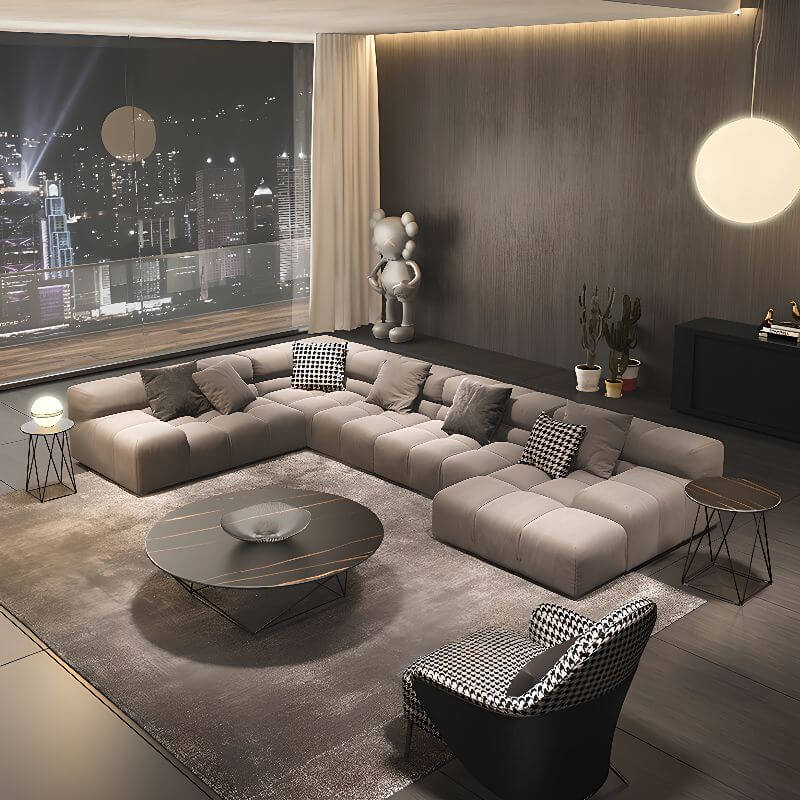 Sofá Reclinable en Forma de L para 6 Personas con Orientación Derecha Imagen secundaria del producto