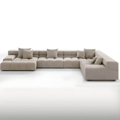 Elegant living space with L-Shape sofa