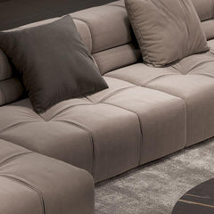 Reclining feature of L-Shape sofa