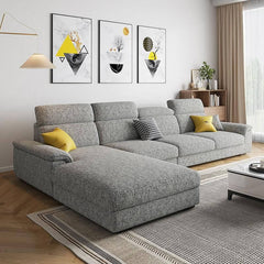 L-Shape Sofa Recliner in living room setting