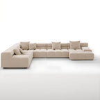 Elegant L-shape sofa for sitting room