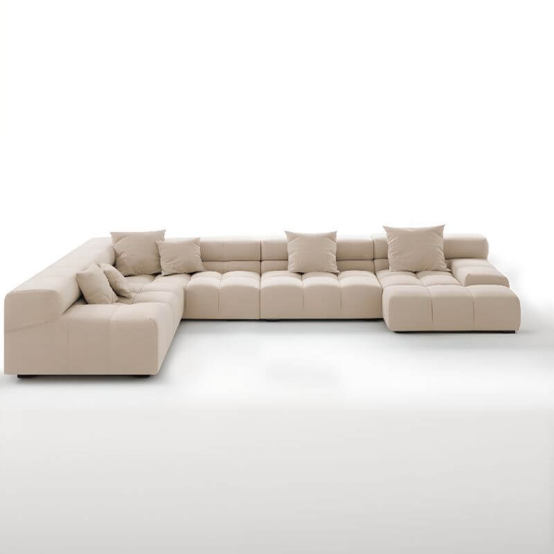 Elegant L-shape sofa for sitting room