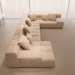 Elegant Straight Corner Sofa