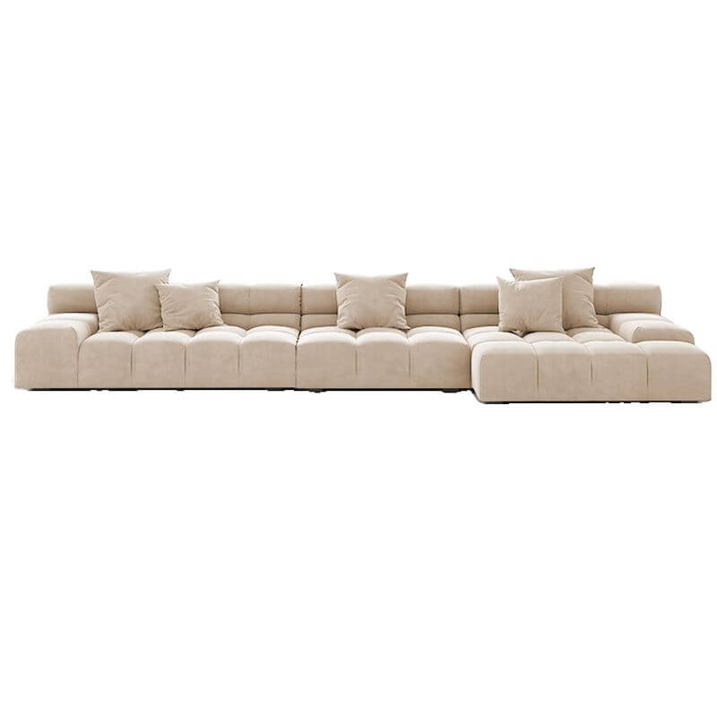 Elegant Straight Corner Sofa