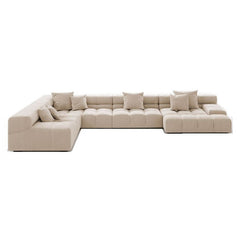 Cozy Tan Couch for Living Space