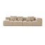 L-Shape Sectional Sofa Tan