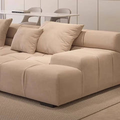 Modern Tan Sectional Couch