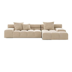 Modern Tan Sectional Couch