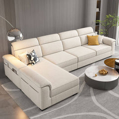 Comfortable seating arrangement of sofa