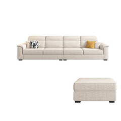 Comfortable seating arrangement of sofa