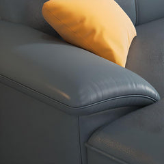 Cozy chaise section of the sofa