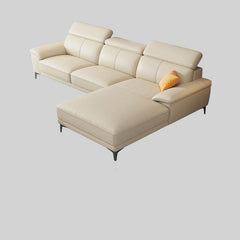 Cozy chaise section of the sofa