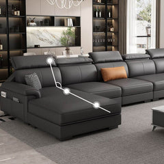 Cozy living room featuring an L-Shape sofa