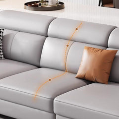 Elegant L-Shape sofa in cozy interior