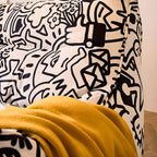 Comfortable flannel seating for game room