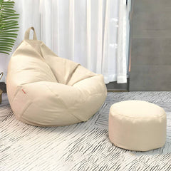 Large indoor bean bag chair in pink