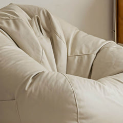 Large indoor bean bag chair in coffee