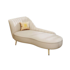 Stylish Faux Leather Chaise Lounge Interior