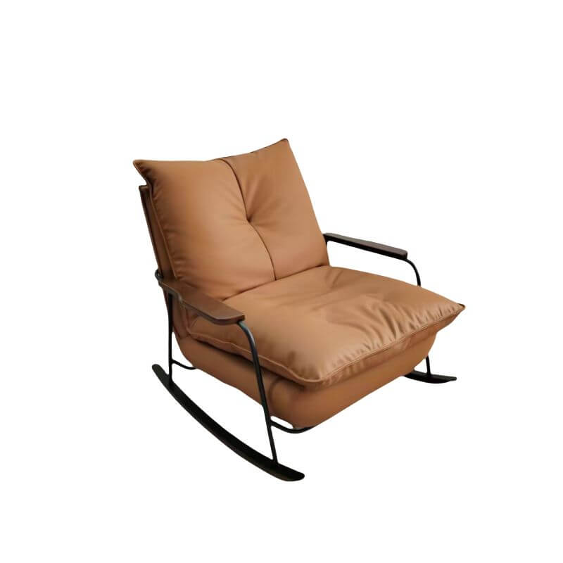 Detailed image of rocking chair upholstery