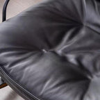 Comfy upholstery of rocking chair