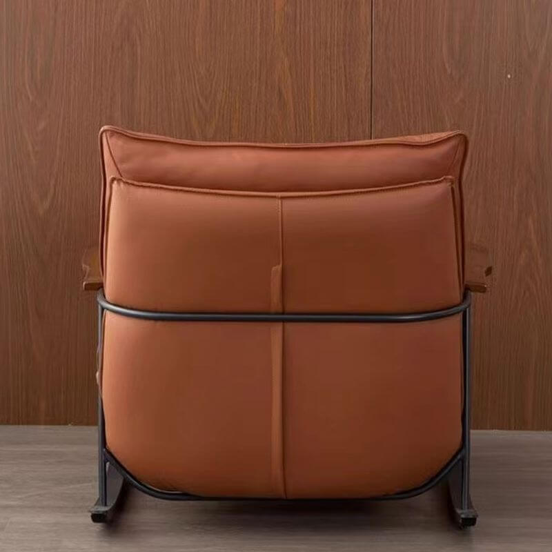 Stylish living room with rocking chair