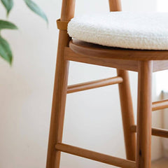 Legs Modern Accent Stool on hardwood floor