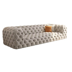 Sofa couch with a modern aesthetic in a living room