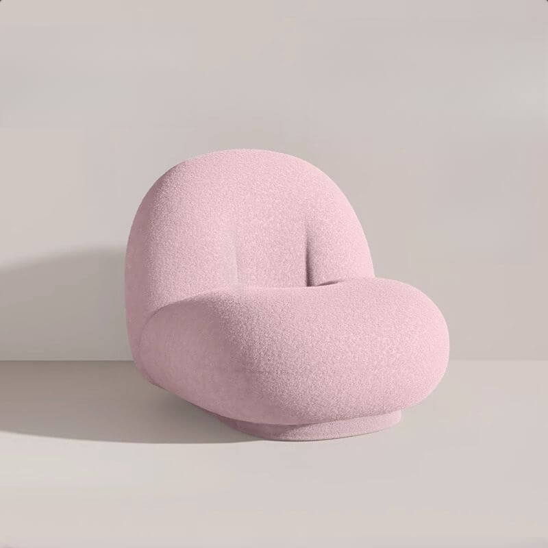 Yellow ergonomic chair in modern style